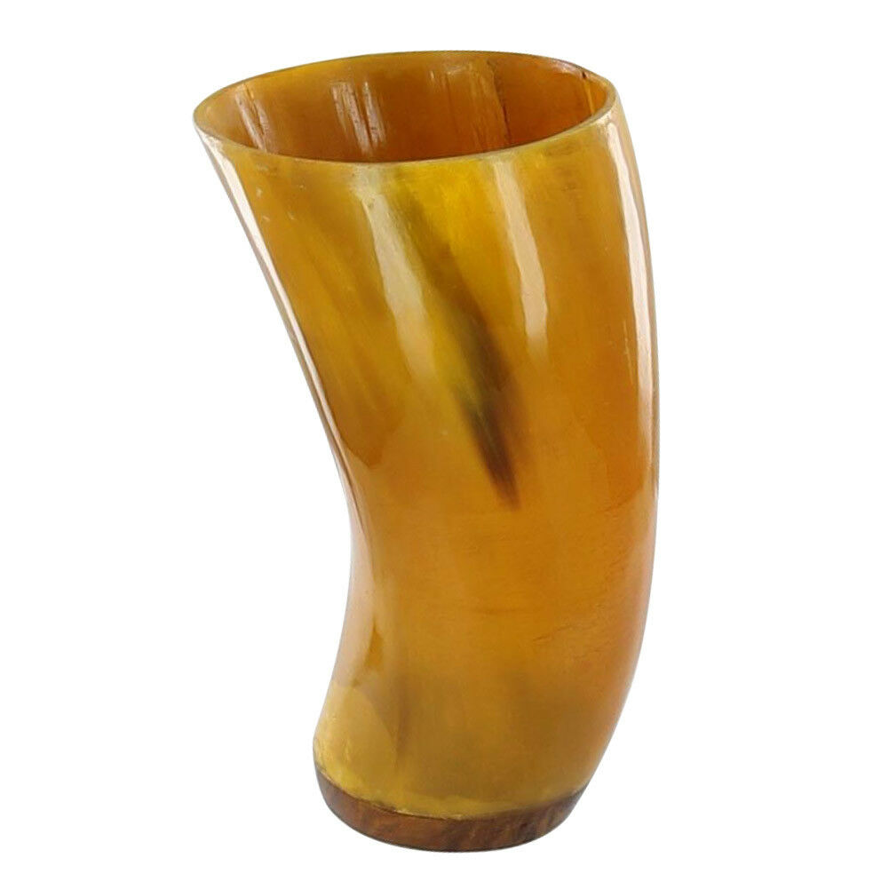 Medieval Drink Of The Gods Handmade Viking Horn Tumbler Cup